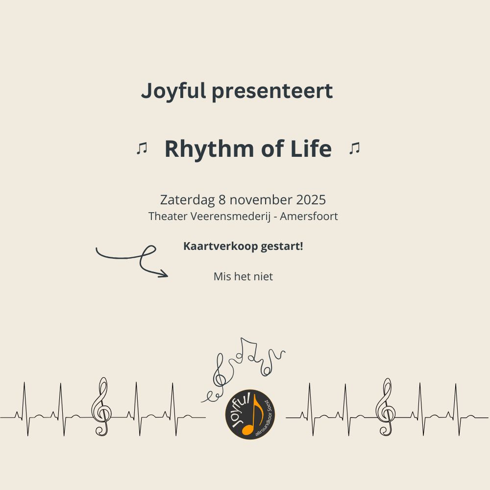 Koop snel je kaart voor ons jubileumconcert!